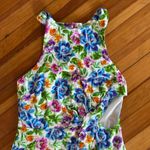 For Love & Lemons Lucy Mini Dress Bright Floral Print Size M Green Size M Photo 5