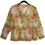 Ted Baker  Sheer Floral Blouse Photo 0