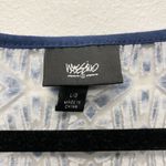 MOSSIMO Womens See Through Large Tank Top Blue Summer Beachy Beach Vacation Photo 2