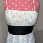 Max and Cleo New blue and black polka dot dress size 6 Photo 4