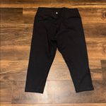Athleta  Black Transcend Rib Crop Legging in Size Medium Tall Photo 8