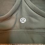 Lululemon Womens Flow Y Size 8 Dark Green Sports Bra With Pads Activewear Photo 3