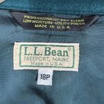 LL Bean Women's Green Wool & Cashmere Single Button Jacket USA Made 18P Size 16P Photo 1