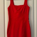 Red dress with bow Photo 0