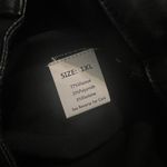 Boutique Black Faux Leather Jean Style Pants 1X 14 New Never Worn Photo 3