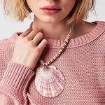 Free People NWT  Love Letter To The Sea Necklace Photo 7