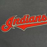 Lee Blue & Red Cleveland Indians Short Sleeve 100% Cotton Women's T Photo 3