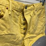 Levi's Levi’s 501 Original Yellow Shorts Photo 3