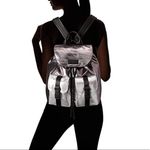 Kendall + Kylie NWT Color block backpack black, and silver Photo 2
