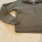 Reebok  Sage Green Pull Over Sweatshirt sz S Photo 2