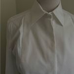 Dolce & Gabbana stretch-poplin tuxedo shirt white size 46 Photo 4