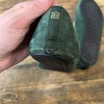 Birdies Emerald Green Floral Embroidered Flats Size 6 Photo 6