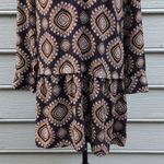 Drop Waist Shift Dress | Loft Henley Long Sleeve Dress Photo 3