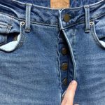 Driftwood Women's  Light Wash Meg Classic Fit Raw Hem Cropped Jeans 26 Button Fly Photo 4