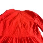 Madewell  A-Line Dress Eyelet Cutout Trim 3/4 Sleeves Cotton Size 16 Women's Photo 6