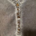 Cato πππBOGOHO πππBlue Denim Color Relaxed Buttoned Long Sleeve Blouse Photo 4