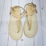 Sam Edelman Naomi T Strap Thong Beige Sandals Size 8.5 Photo 4