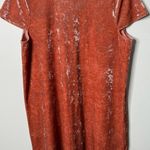 Madewell  pink Peach Crushed blush velvet mocked dress tie back bow Size M Photo 12