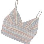 Le lis V-neck Adjustable Spaghetti Strap Cropped Tank - size small Photo 1