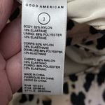 Good American ‎ Ruched Halter One Piece Cutout Swimsuit Cheetah Rose Size 3 Large Photo 8