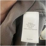 J Jill Womens Velvet Tunic Top Size MediumPewter Dark Academia Whimsigoth Witchy Brown Size M Photo 6