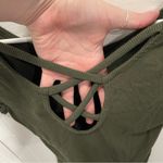 Heart & Hips Olive Green Ribbed Short Sleeve Shirt Photo 2