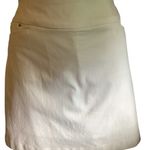 Attyre White Mini Skirt Skort Stretch High Quality WORN ONCE Size 8 Photo 3