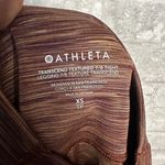 Athleta Transcend Textured 7/8 Tight NWT Size XS (Nova Dye Brown) Photo 7