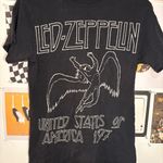 Delta Led Zeppelin Black & Cream Graphic Tee Photo 1