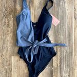 Quince Navy Blue Italian Wrap One Photo 0