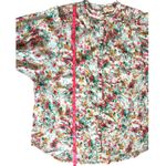 Fat Face Evelyn Fleur Meadow Blouse Ivory Multi Floral Cottagecore Large EUC Photo 12