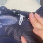 Ganni Etsu Mesh Surplice Floral Dress Lightly Pleated Wrap Front Ballercore S Photo 7