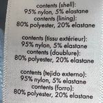 We Wore What  Windbreaker Biker Short in Dusty Blue Photo 6