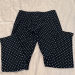 Apropos size 6 black and white polka dottedâankle length cropped pantsâEUC Photo 5