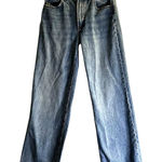 Aritzia Denim Forum the Farrah Hi-Rise Wide jeans size 26 blue Photo 0