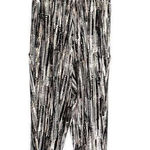 Peyton Jensen  Peri black and white abstract strapless capri jumpsuit small Photo 0