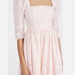 Cara Cara Hart Blush Pink Eyelet Mini Dress | Size 4 Photo 0