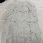SheIn White tiered maxi skirt Photo 1