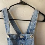 Free People We The Free Shelby Button Front Skinny Overalls in Stone Beach Wash Photo 7