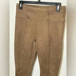 Spanx ‎ Faux Suede Leggings Medium Petite Photo 5