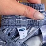 Brandy Melville Linen blue striped pants 🌊 Photo 3