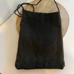 Indie Handmade Fabric Woven Weaved Southwestern Small Crossbody Bag Black Photo 5