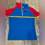 Columbia Women’s Red&Blue Fleece  Pullover Photo 4