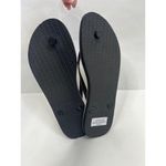 Havaianas Rainbow Pattern Black Straps Flip-Flops Brazil US 11/12W 9/10M Photo 3