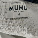 Show Me Your Mumu Sloane Denim V-Neck White Romper Photo 11