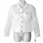 William Rast Lenna White Denim Jacket Justin Timberlake Collaboration JR XL NWT Photo 2