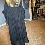 EXPRESS Flowy Black Dress Photo 4