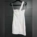 Lulus  NWT White One Shoulder Strap Sleeveless Formal Mini Dress Prom Womens XS Photo 7