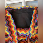 Target PRIDE  Skirt Women’s Plus Size 2X Rainbow Pull On LGBTQ Chevron Party Photo 5