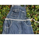 Revolt Denim Overalls with Floral Details Size 18 Blue Photo 10